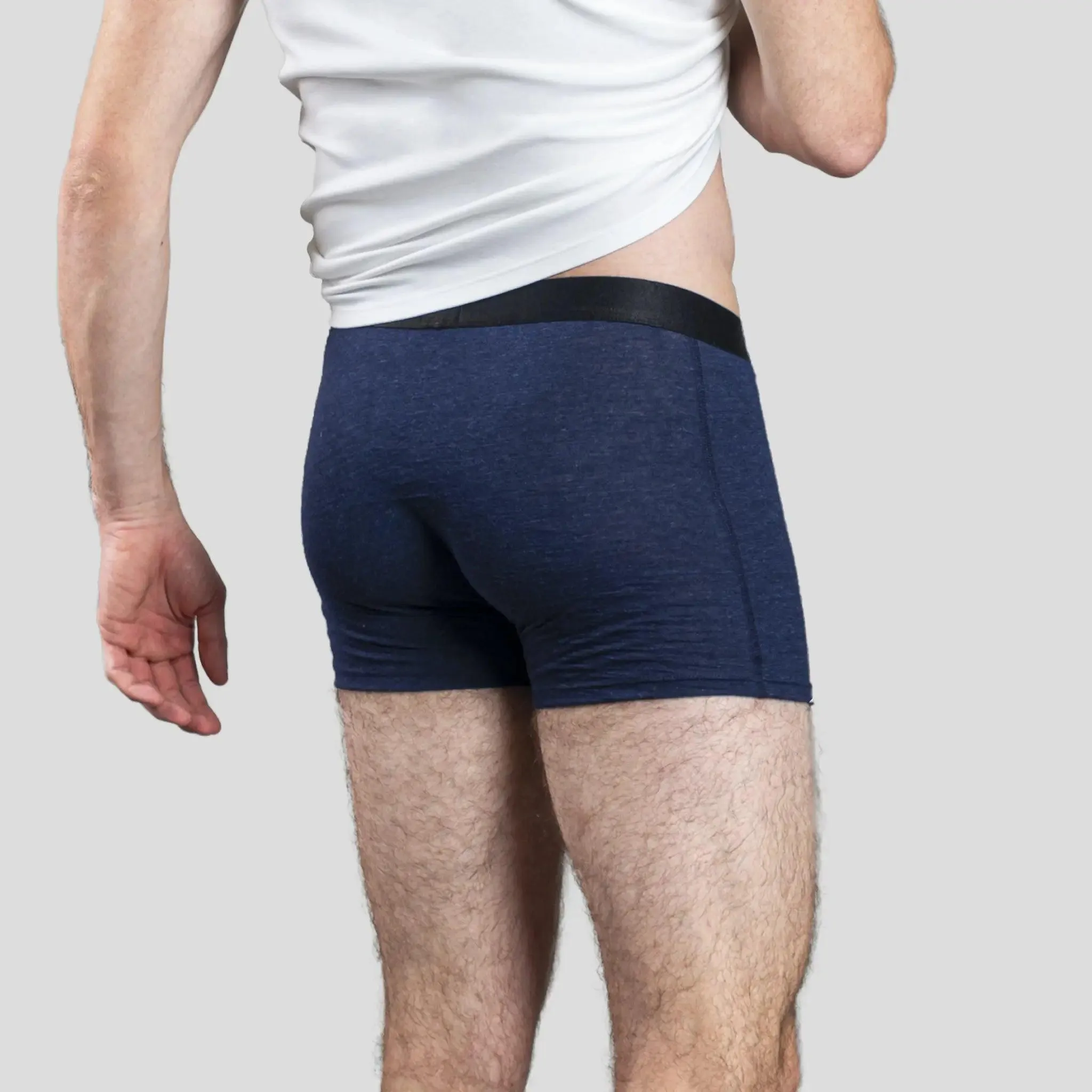 7 Pack - Men's Alpaca Wool Boxer Briefs: 160 Ultralight