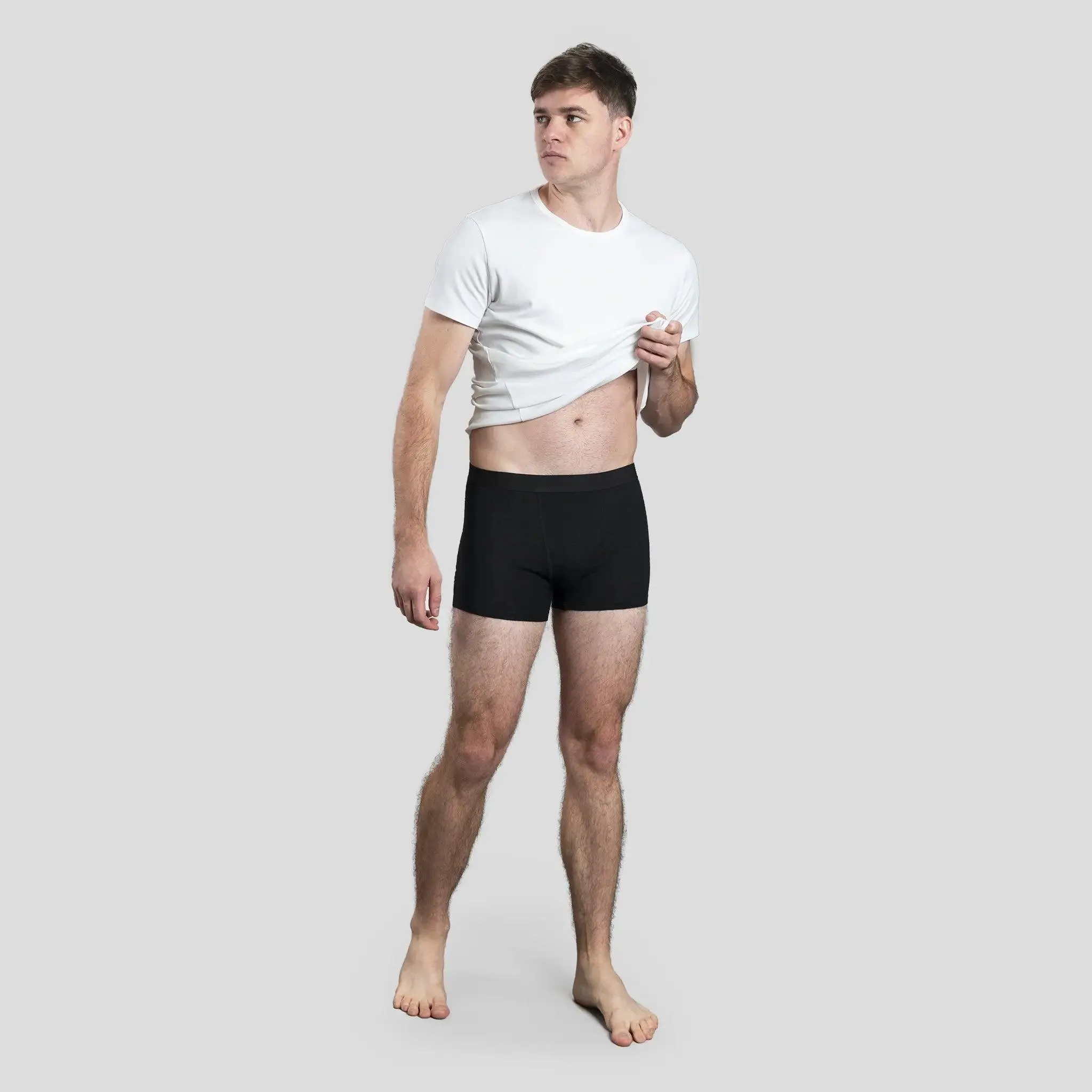 7 Pack - Men's Alpaca Wool Boxer Briefs: 160 Ultralight