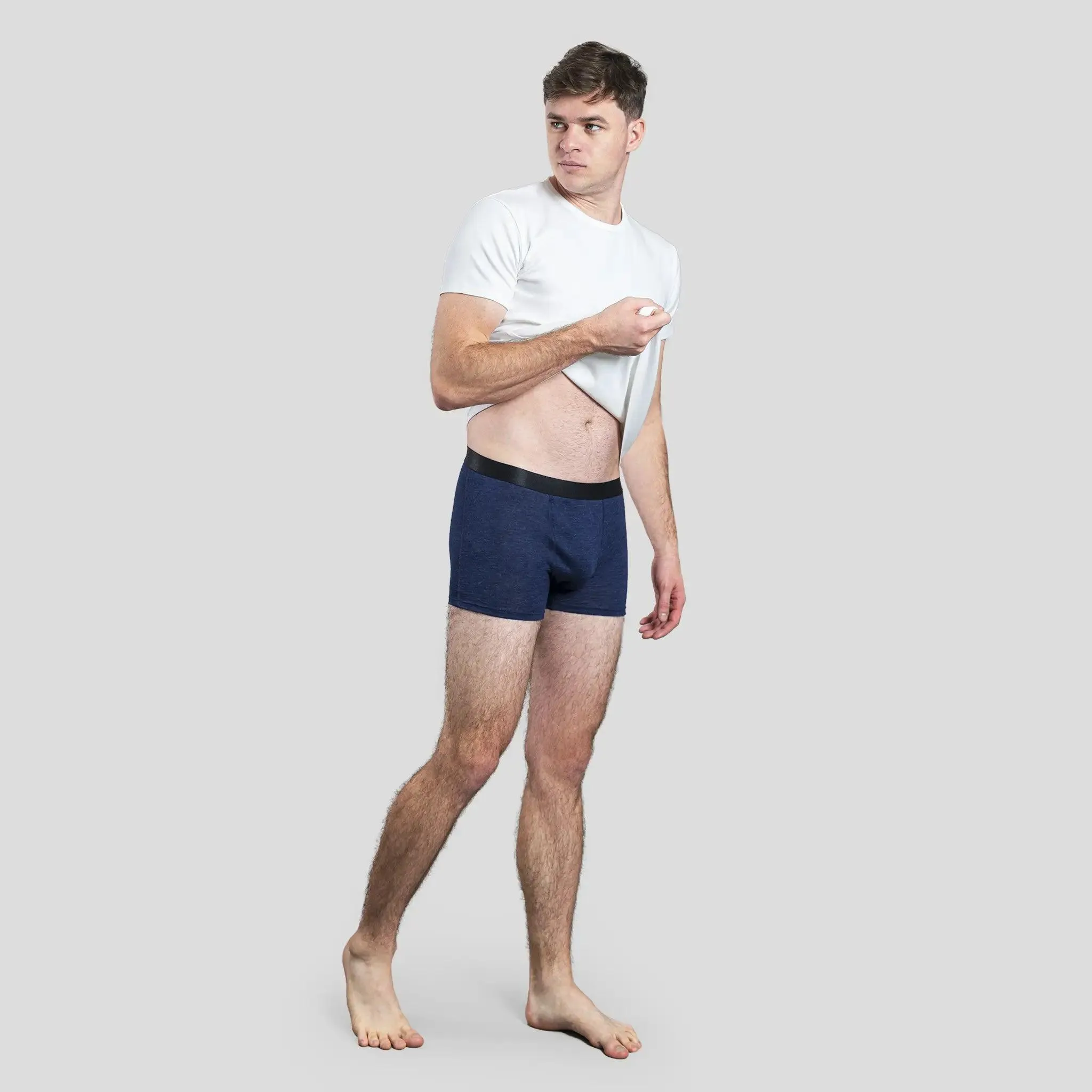 7 Pack - Men's Alpaca Wool Boxer Briefs: 160 Ultralight