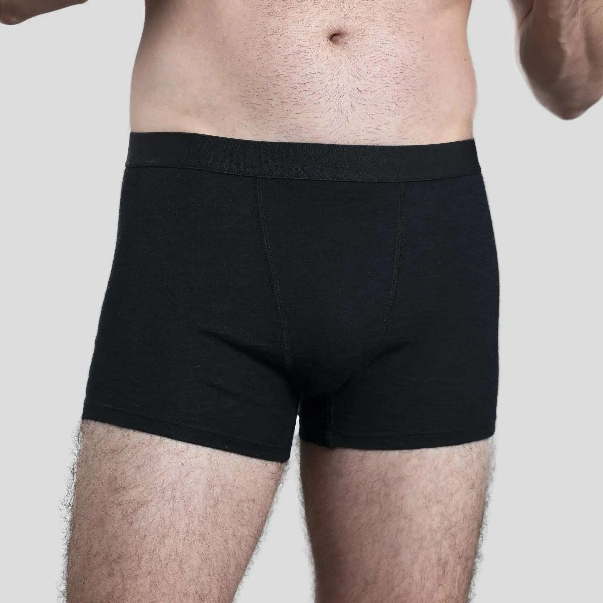 7 Pack - Men's Alpaca Wool Boxer Briefs: 160 Ultralight