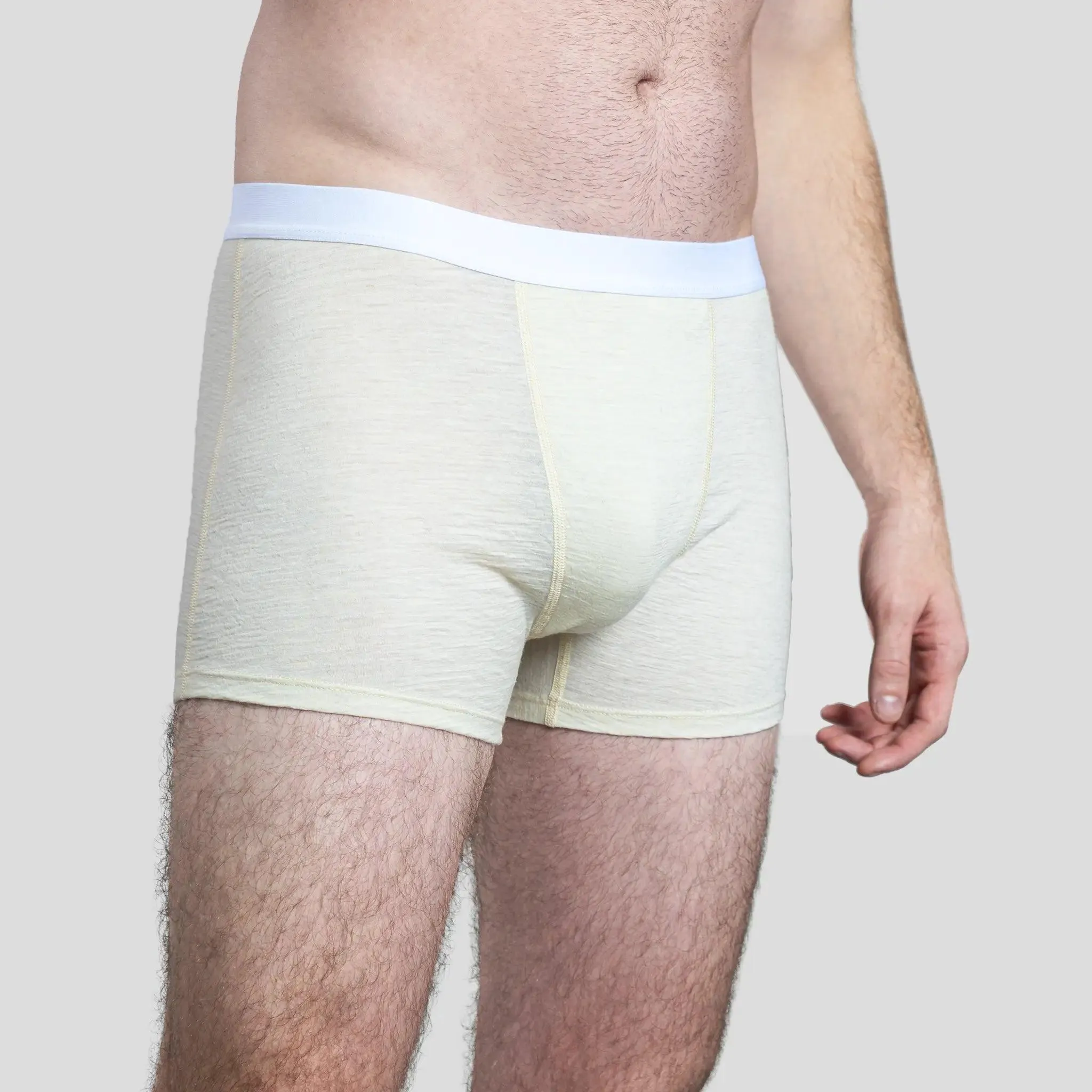 7 Pack - Men's Alpaca Wool Boxer Briefs: 160 Ultralight