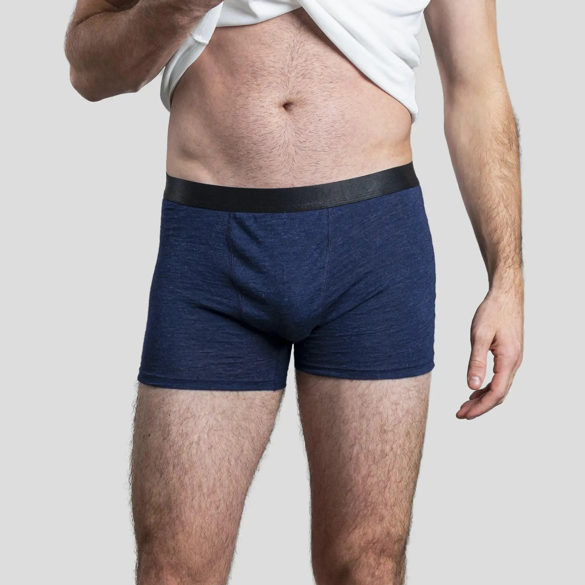 7 Pack - Men's Alpaca Wool Boxer Briefs: 160 Ultralight