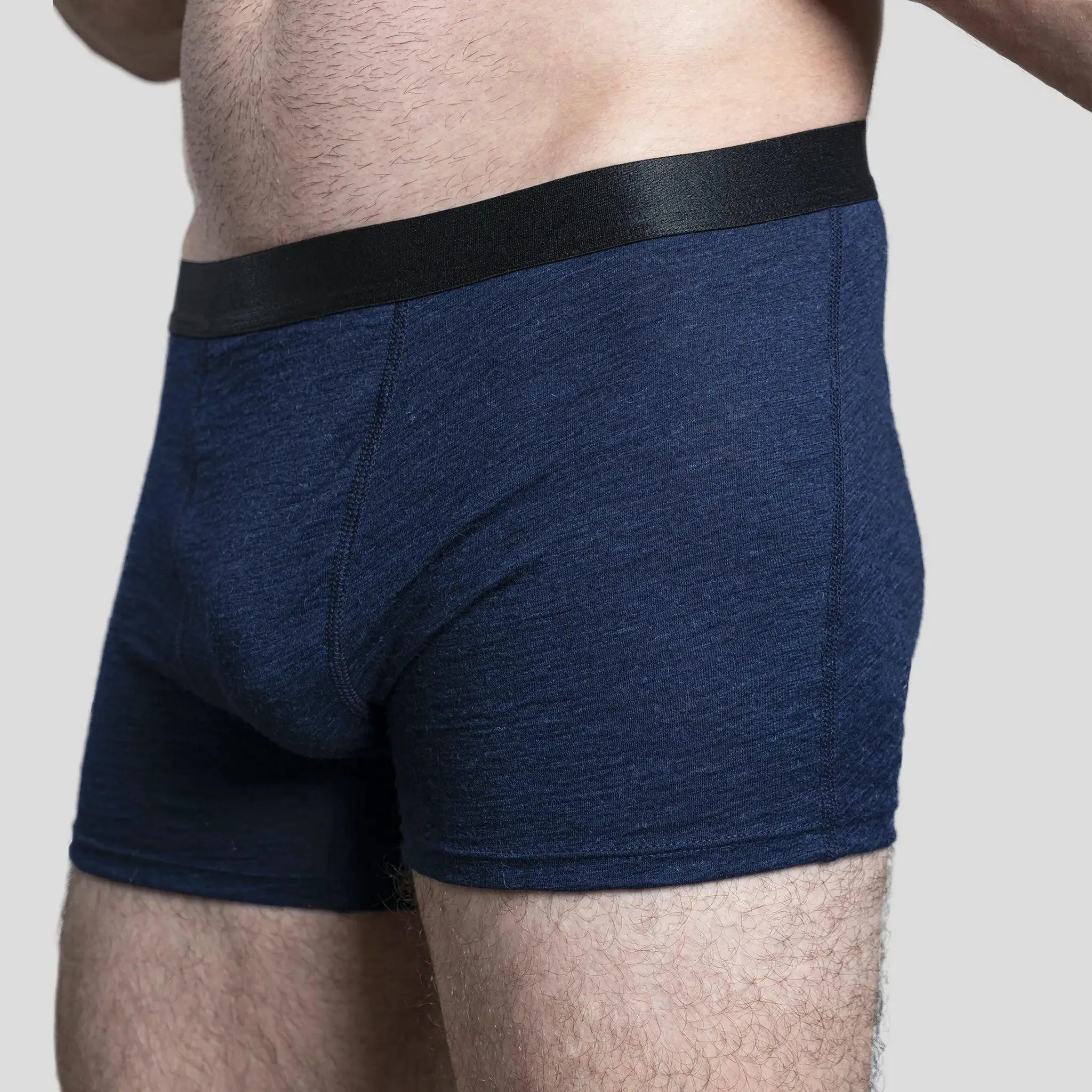 7 Pack - Men's Alpaca Wool Boxer Briefs: 160 Ultralight