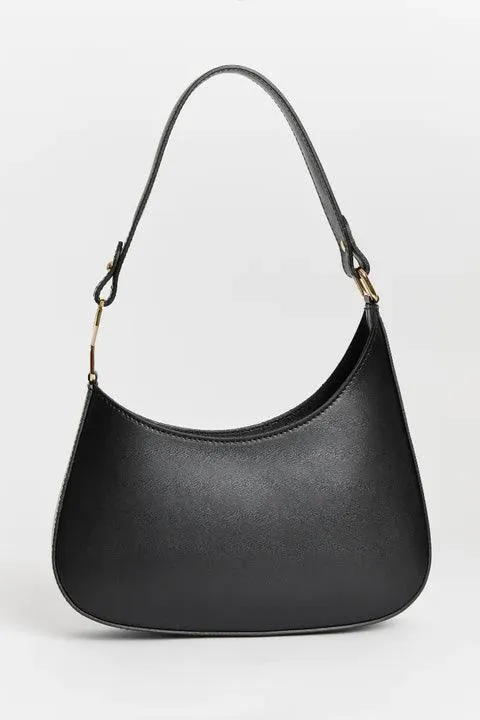 Alyssa Assymetrical Bag | Black