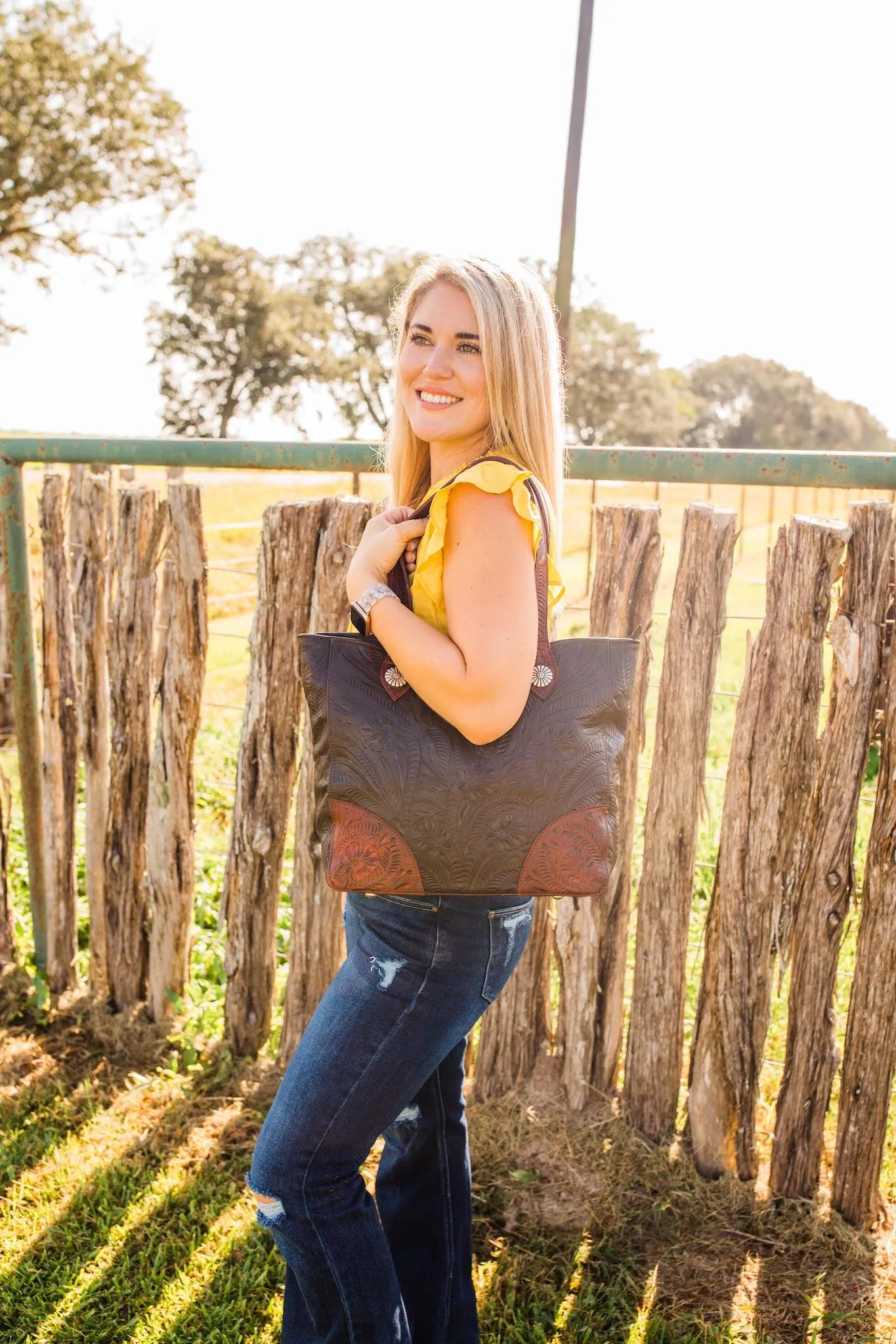 Annie's Secret Large Zip-Top Tote w/ Conceal Carry Pocket