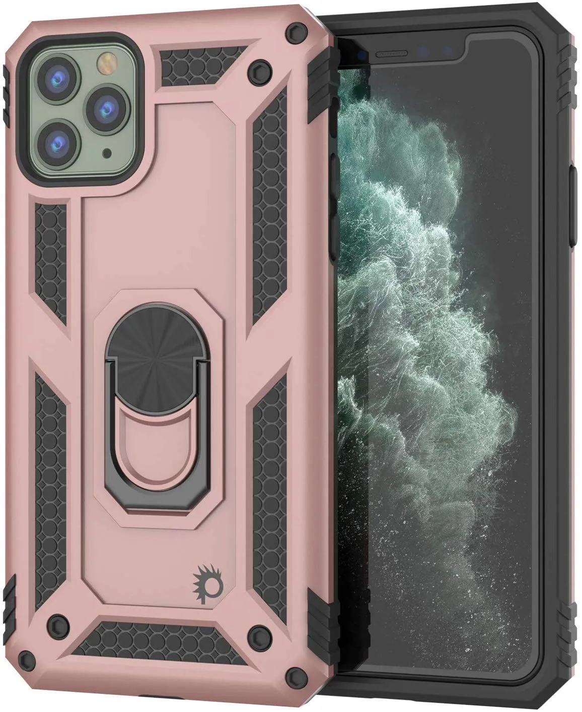 Apple iPhone 11 Pro  Punkcase ArmorShield Military Style Case Rose-Gold