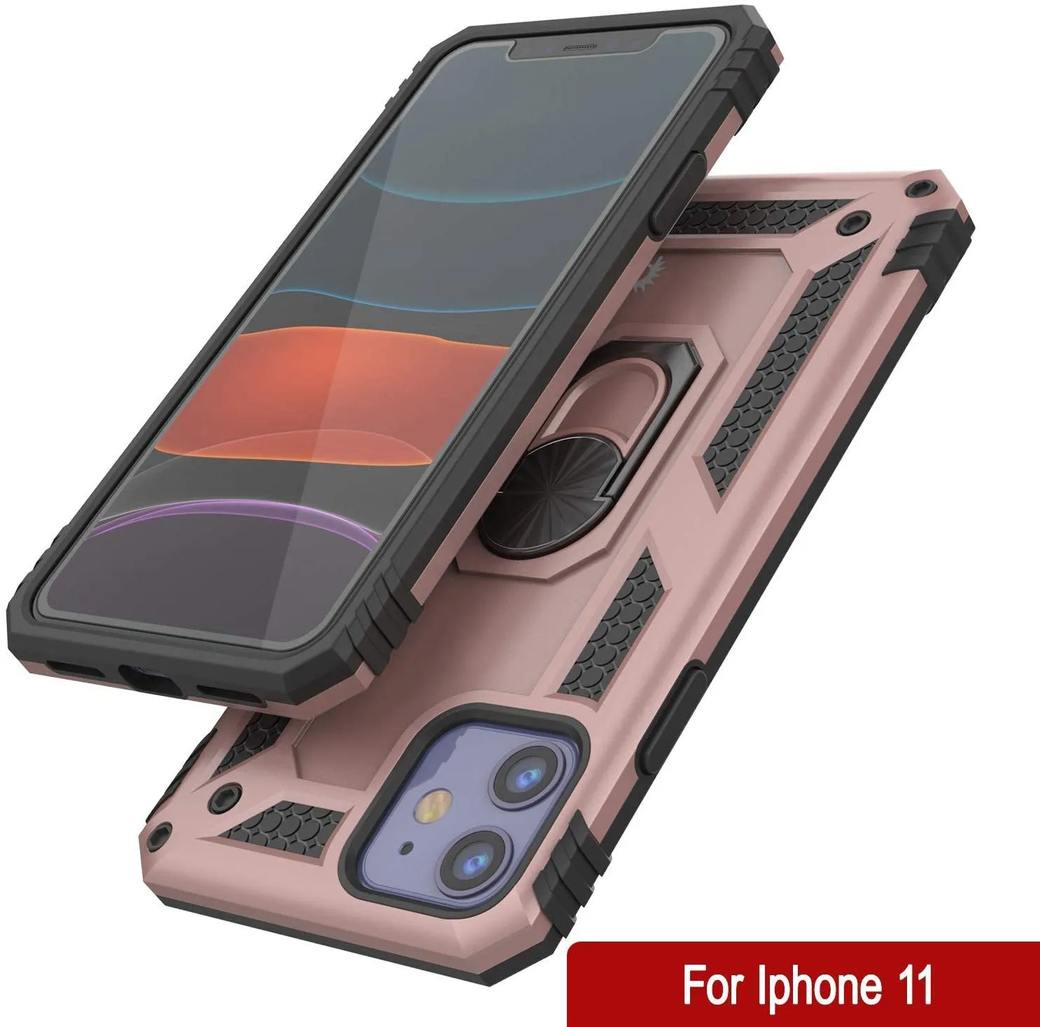 Apple iPhone 11  Punkcase ArmorShield Military Style Case Rose-Gold