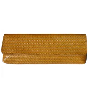 Baguette Clutch in Burnt Orange