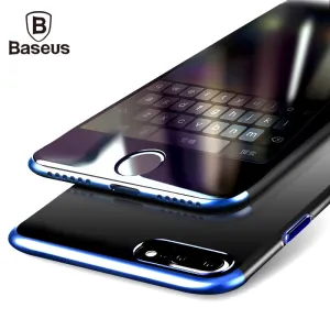 Baseus PC Hard Case For iPhone 7 Cover For iPhone 7 Plus Case Anti-scratch Electroplating Protective Phone Bag Shell Coque