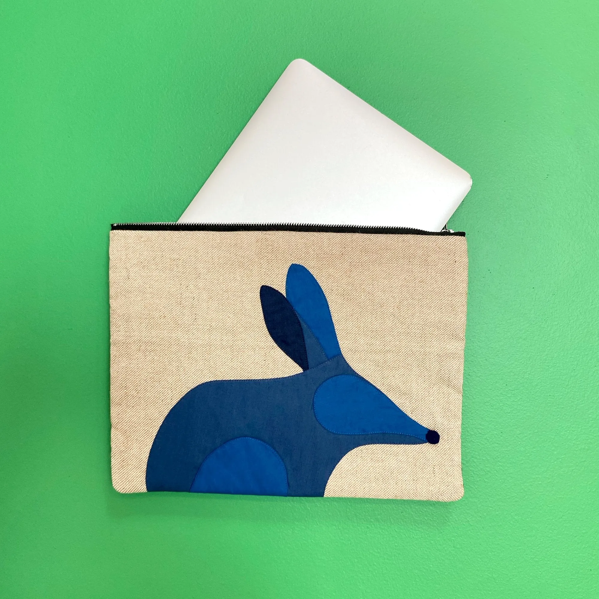 Bilby Laptop Sleeve in Navy Blue