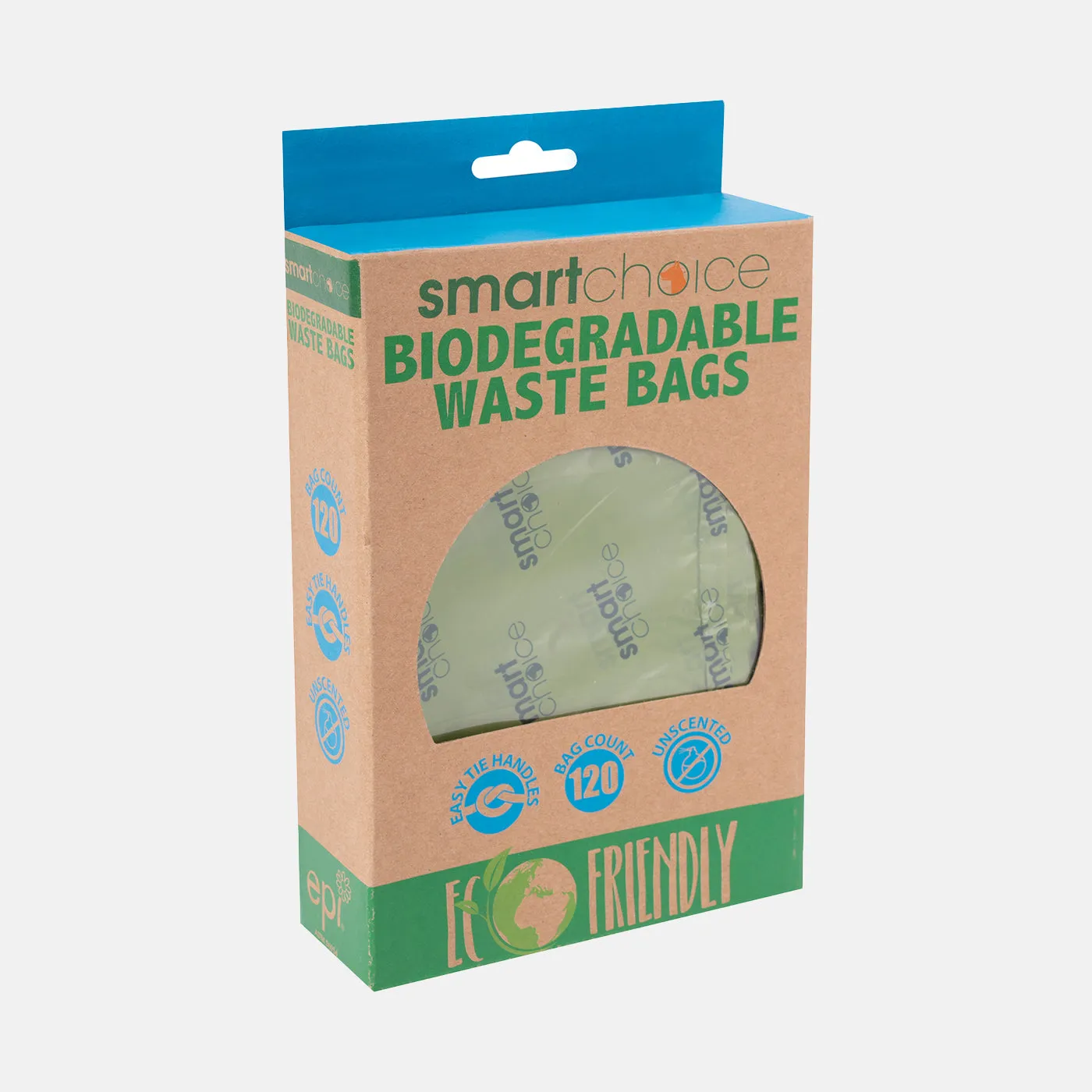 Biodegradable Tie Handle Poop Bags 120 Pack