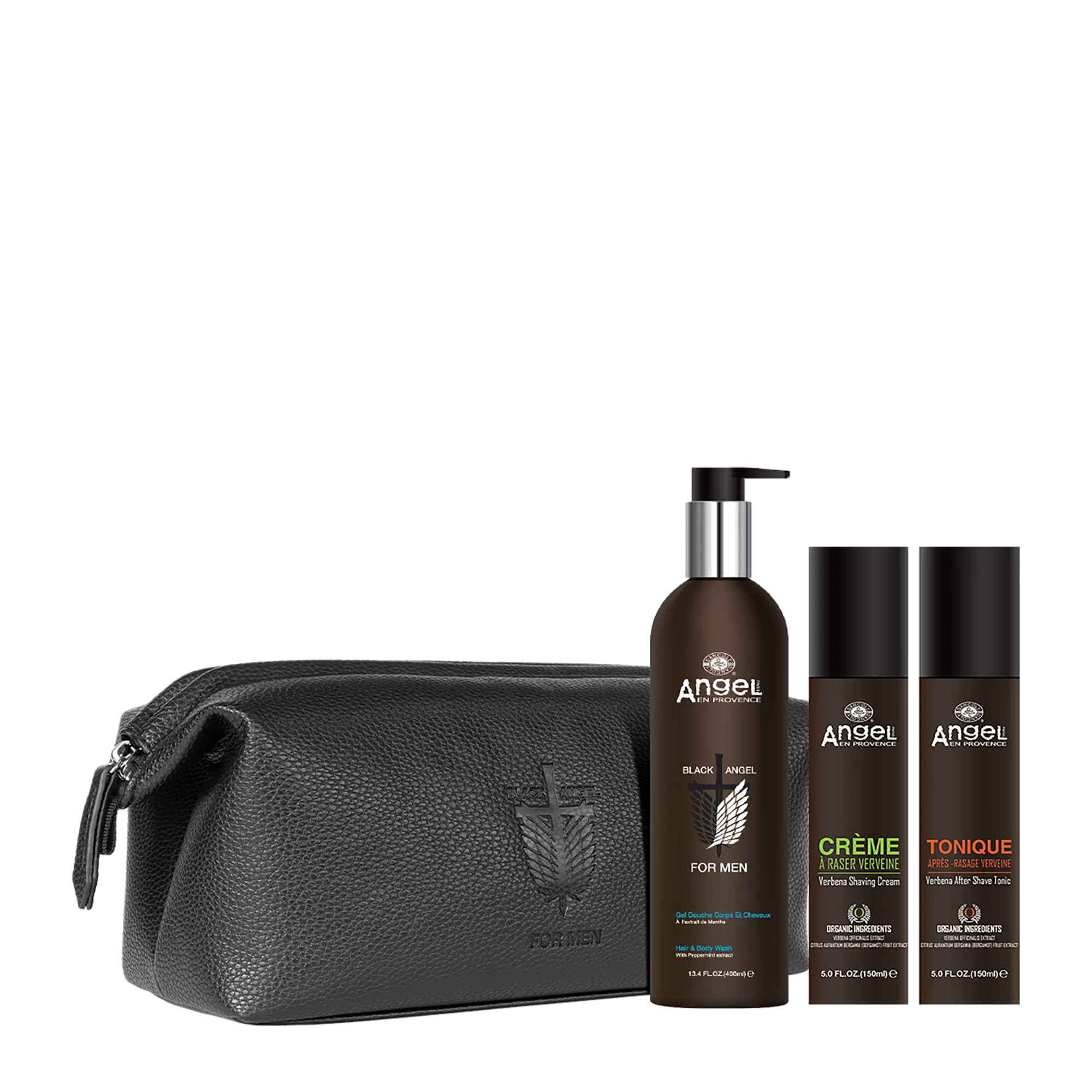 Black Angel Hair & Body Wash   Shave Cream Trio Gift Pack