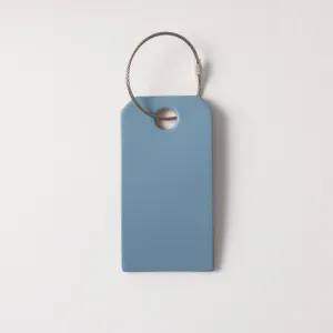 Blue Steel Leather Tag