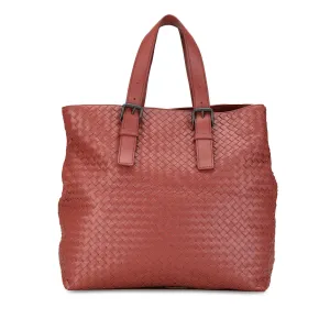 Bottega Veneta Intrecciato Belt Strap Tote Bag (SHG-dyfnpC)