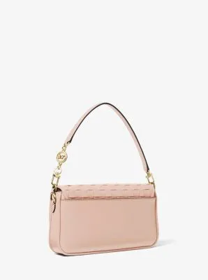 Bradshaw Small Woven Leather Shoulder Bag