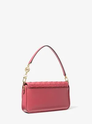 Bradshaw Small Woven Leather Shoulder Bag