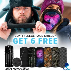 BUY 1 FLEECE FACE SHIELD ® GET 6 FREE