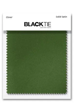 Clover Luxury Satin Fabric Swatch