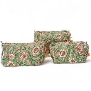 Cos Bag |  Sage & Melon Floral