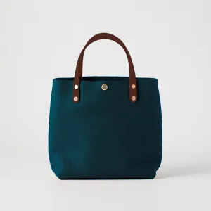 Dark Teal Bulldog Mini Tote