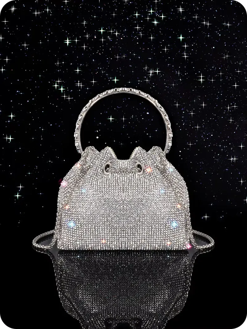 Diamond & Pearl Evening Bag - Luxury Designer Handbag