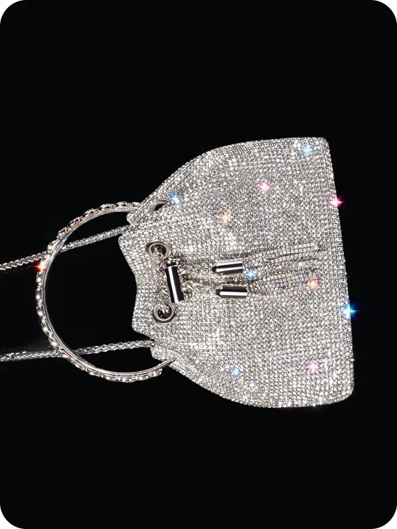 Diamond & Pearl Evening Bag - Luxury Designer Handbag