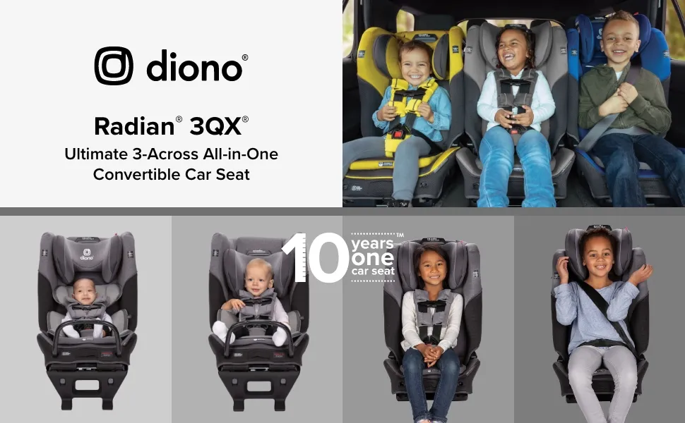 Diono Radian Narrow 3RXT Safe Convertible Carseat