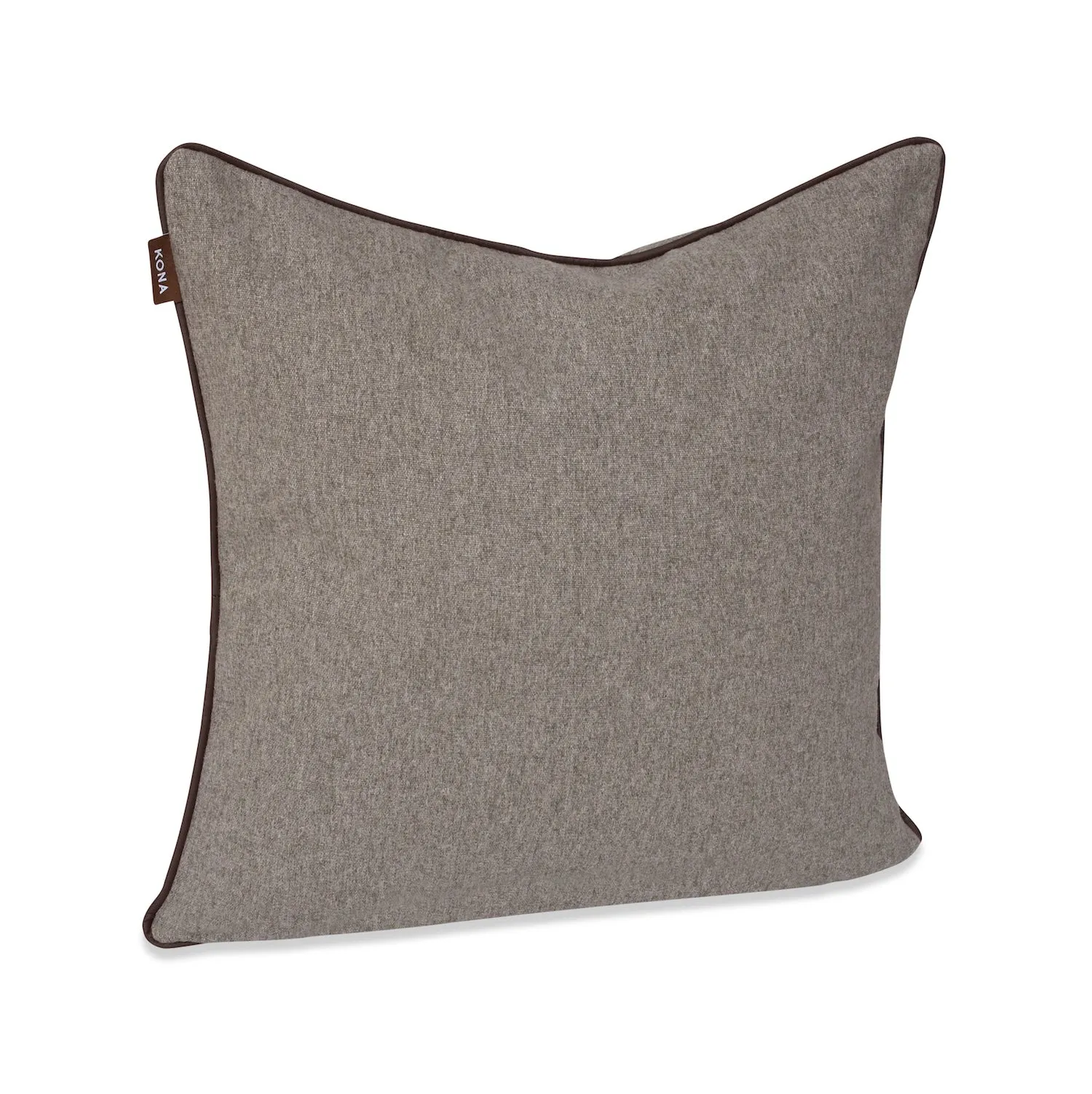 Doggy Décor Set - Grey Flannel with Vegan Leather Trim