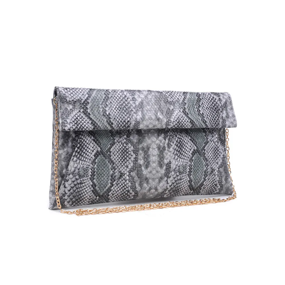 Emilia Snake Clutch