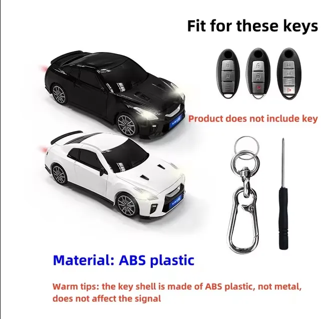 For Nissan GTR Key Cover Car Model Key Protective Case