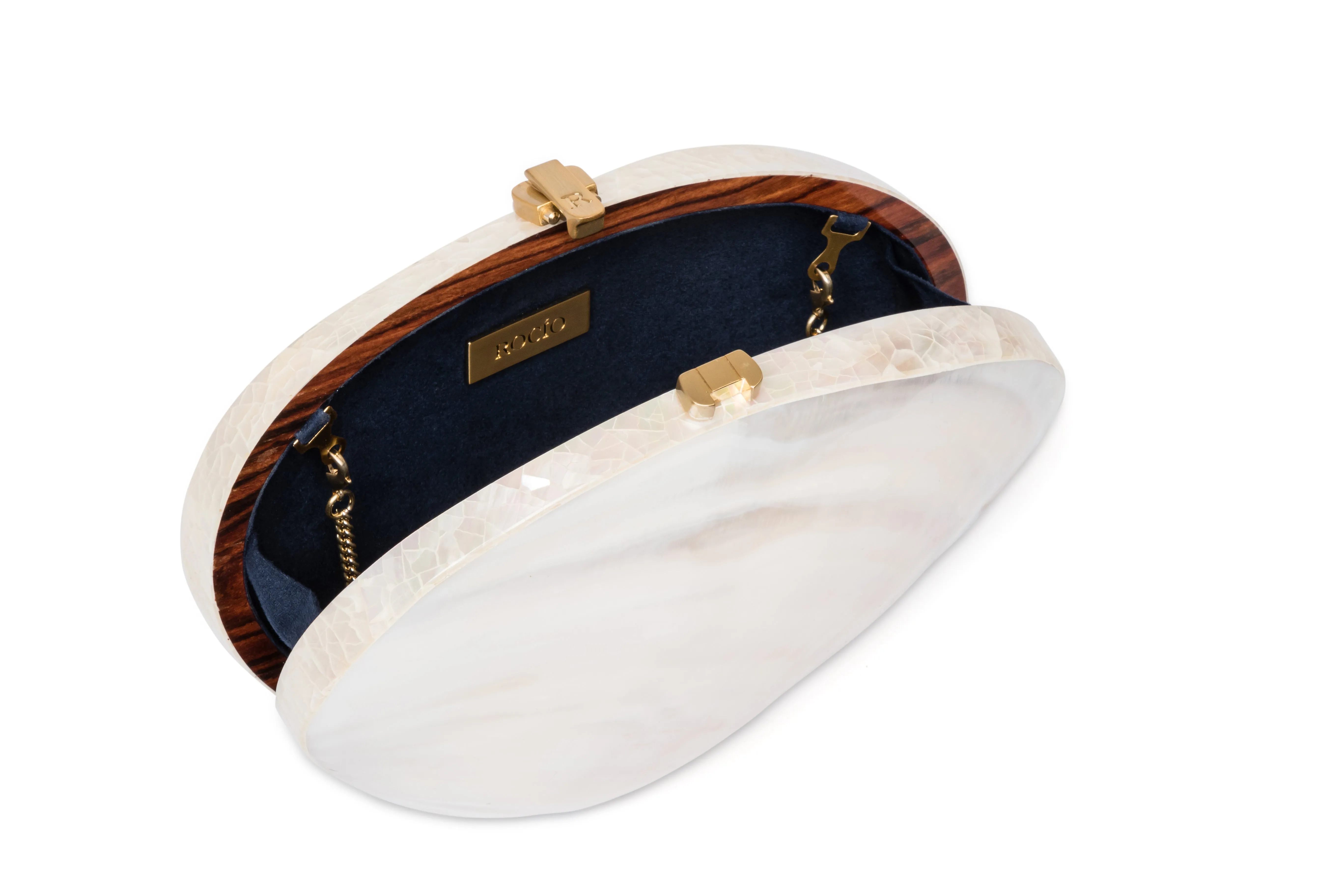 Josephine MOP Clutch White MOP