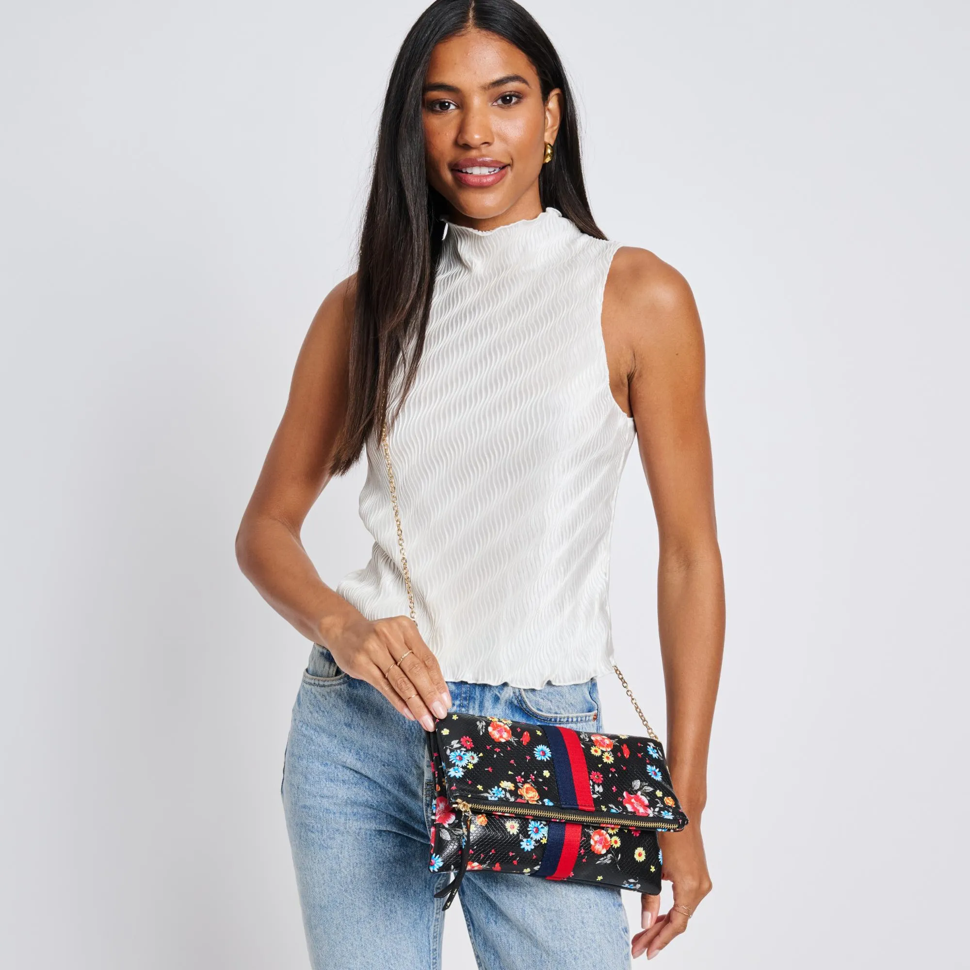 Jules Print Clutch