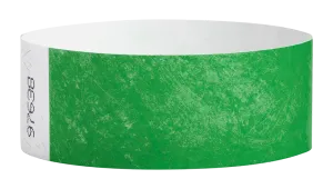 Kelly Green Tyvek Solid Wristbands