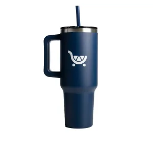 KLV-437 | Pinnacle Recycled Travel Tumbler with Straw 40oz