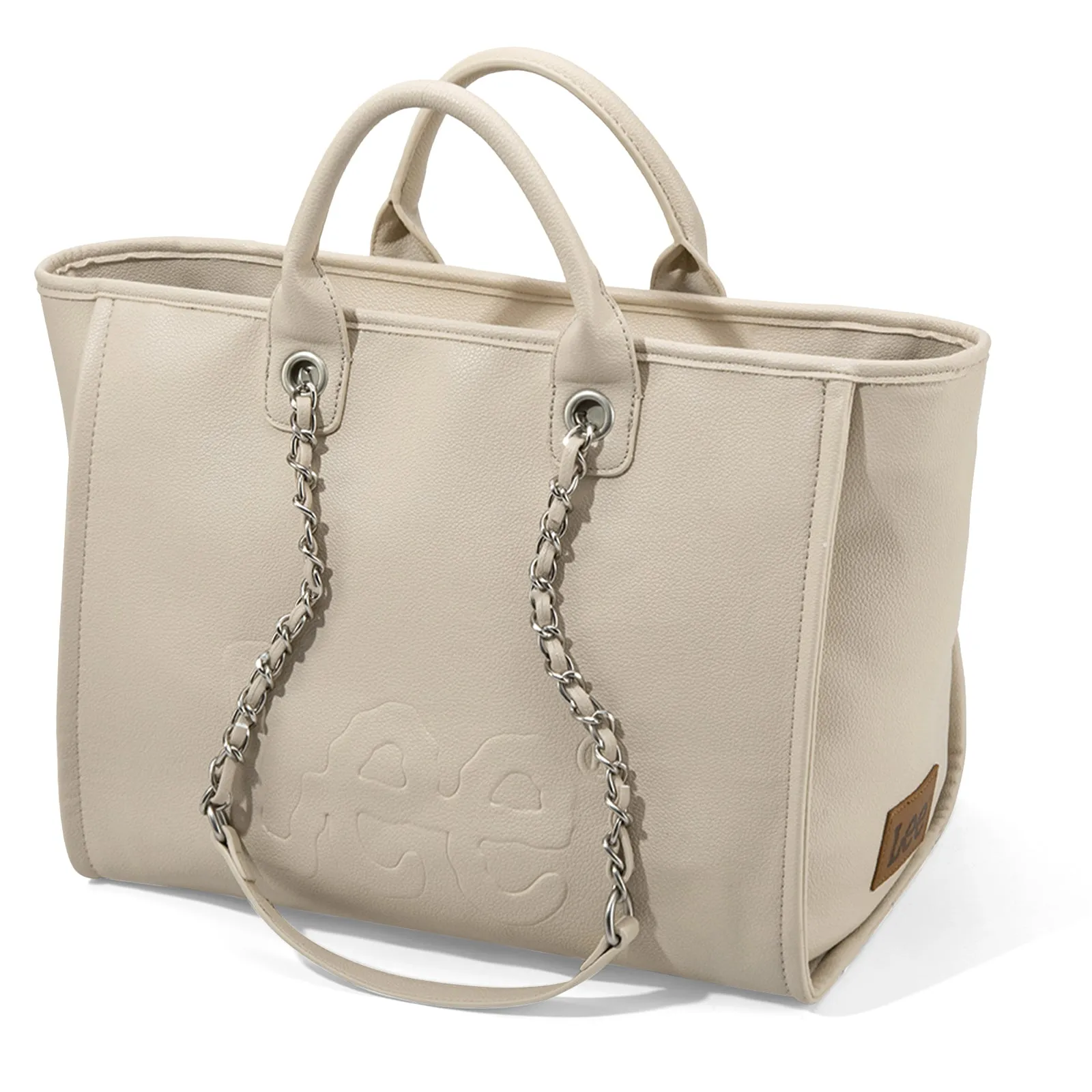 LEE46-345  LEE Top Handle/Chain Strap Wide Tote