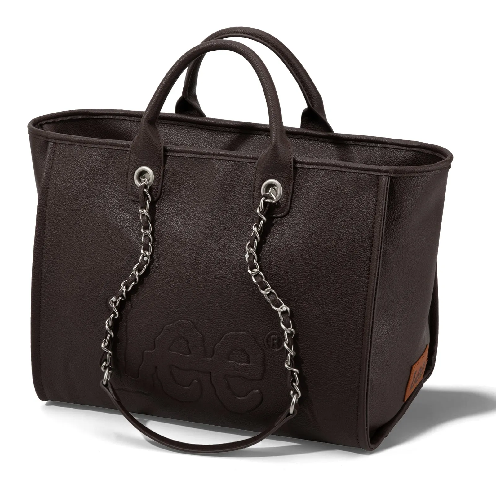 LEE46-345  LEE Top Handle/Chain Strap Wide Tote