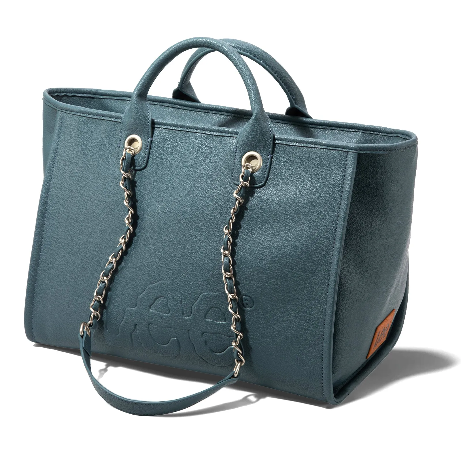 LEE46-345  LEE Top Handle/Chain Strap Wide Tote