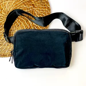 Love the Journey Fanny Pack in Black