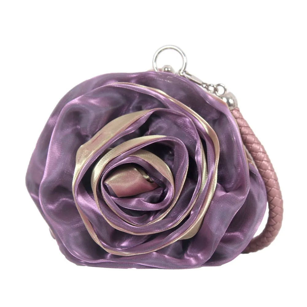 Luxy Moon Flower Evening Clutch Purse for Party