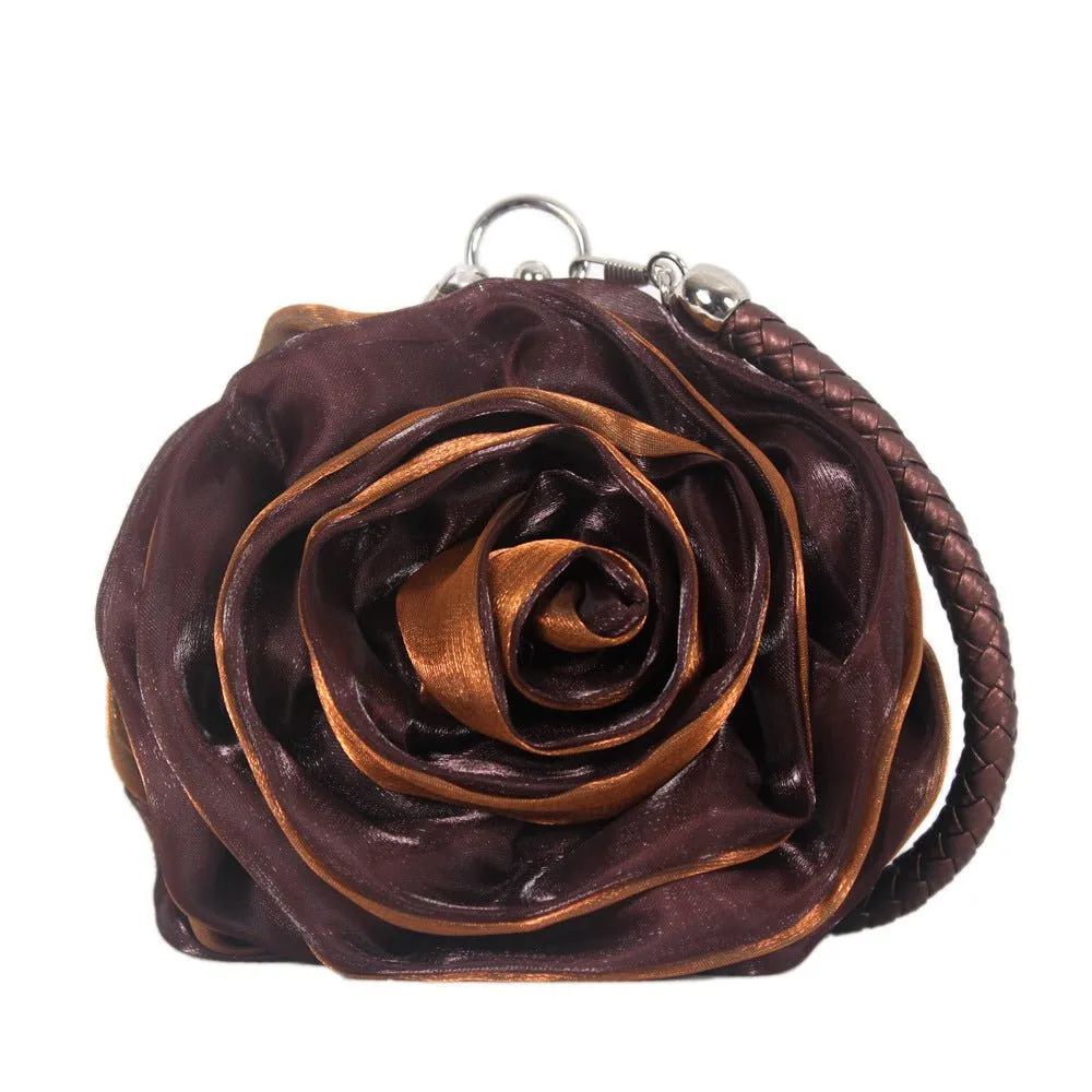 Luxy Moon Flower Evening Clutch Purse for Party