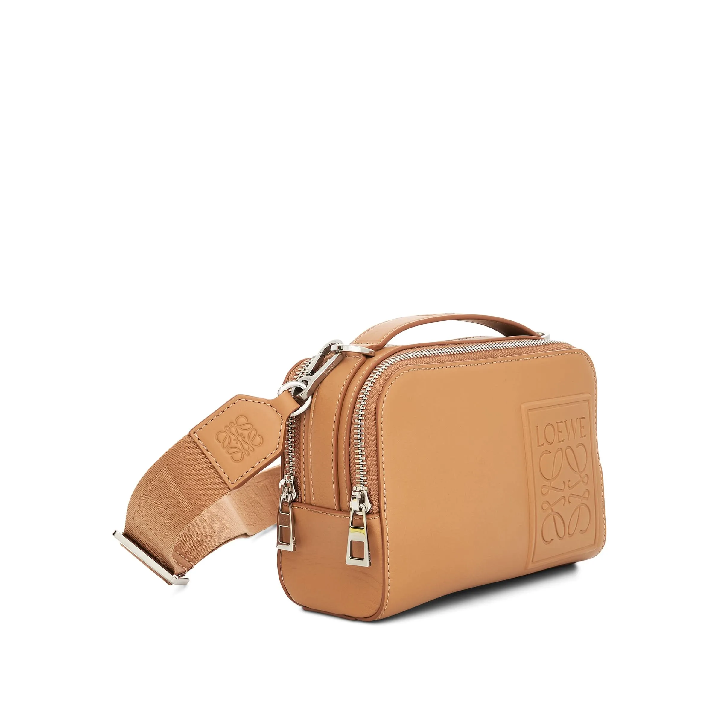 Mini Camera Crossbody Bag in Warm Desert