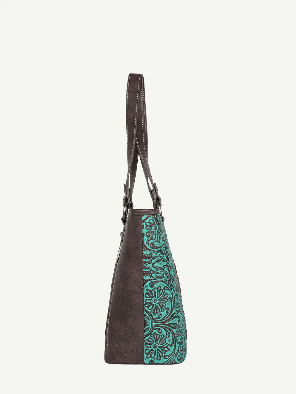 Montana West Vintage Floral Embroidered Aztec Concealed Carry Tote