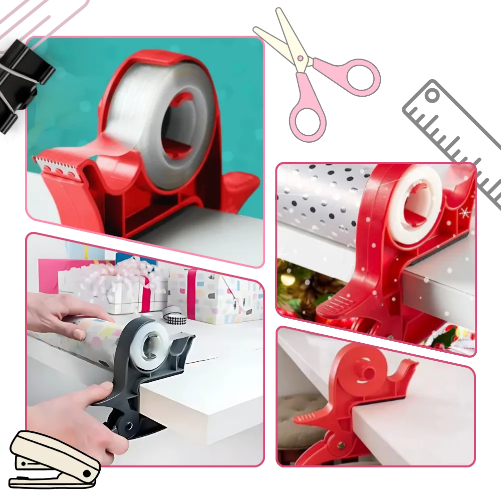 Multi-Purpose Gift Wrapping Paper Holder