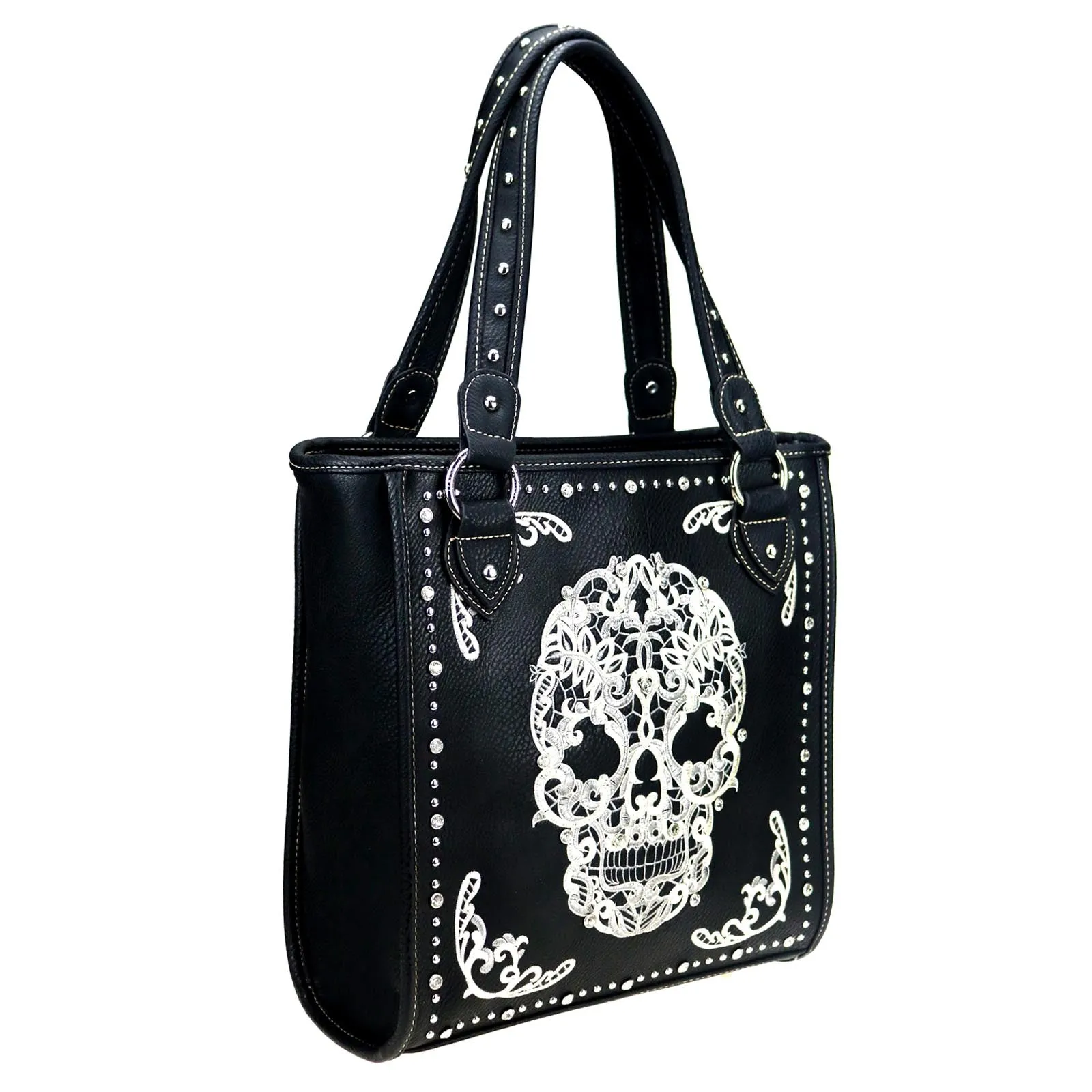 MW494G-8113 Montana West Sugar Skull Collection Concealed Handgun Tote