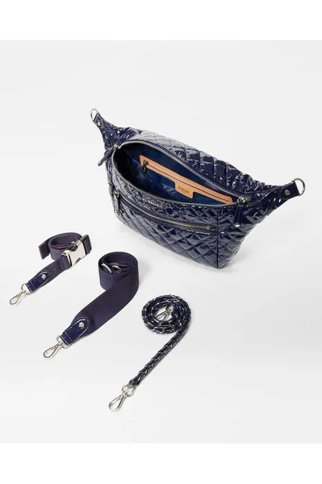 MZ Wallace Crosby Crossbody Sling Bag 1267C1607 | Navy Lacquer