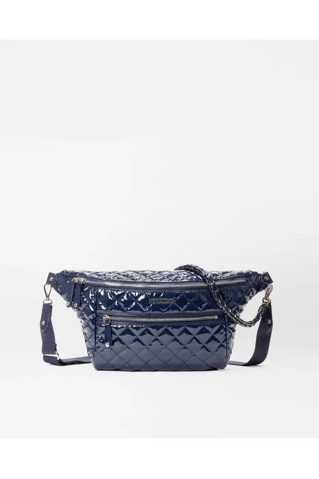 MZ Wallace Crosby Crossbody Sling Bag 1267C1607 | Navy Lacquer