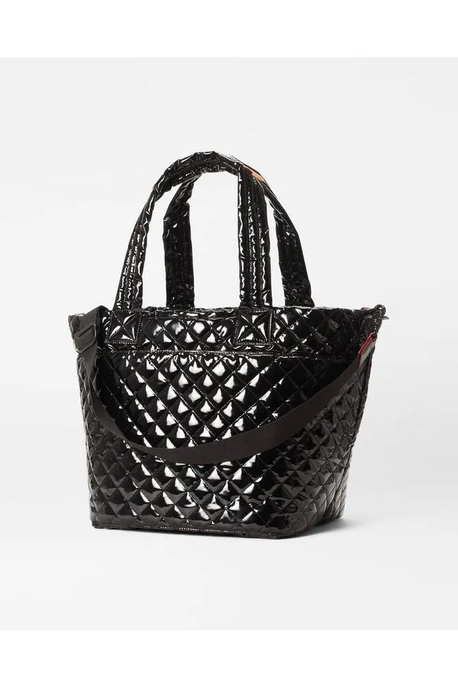 MZ Wallace Metro Tote Deluxe Medium Quilted Bag 1260X1742 | Black Lacquer II