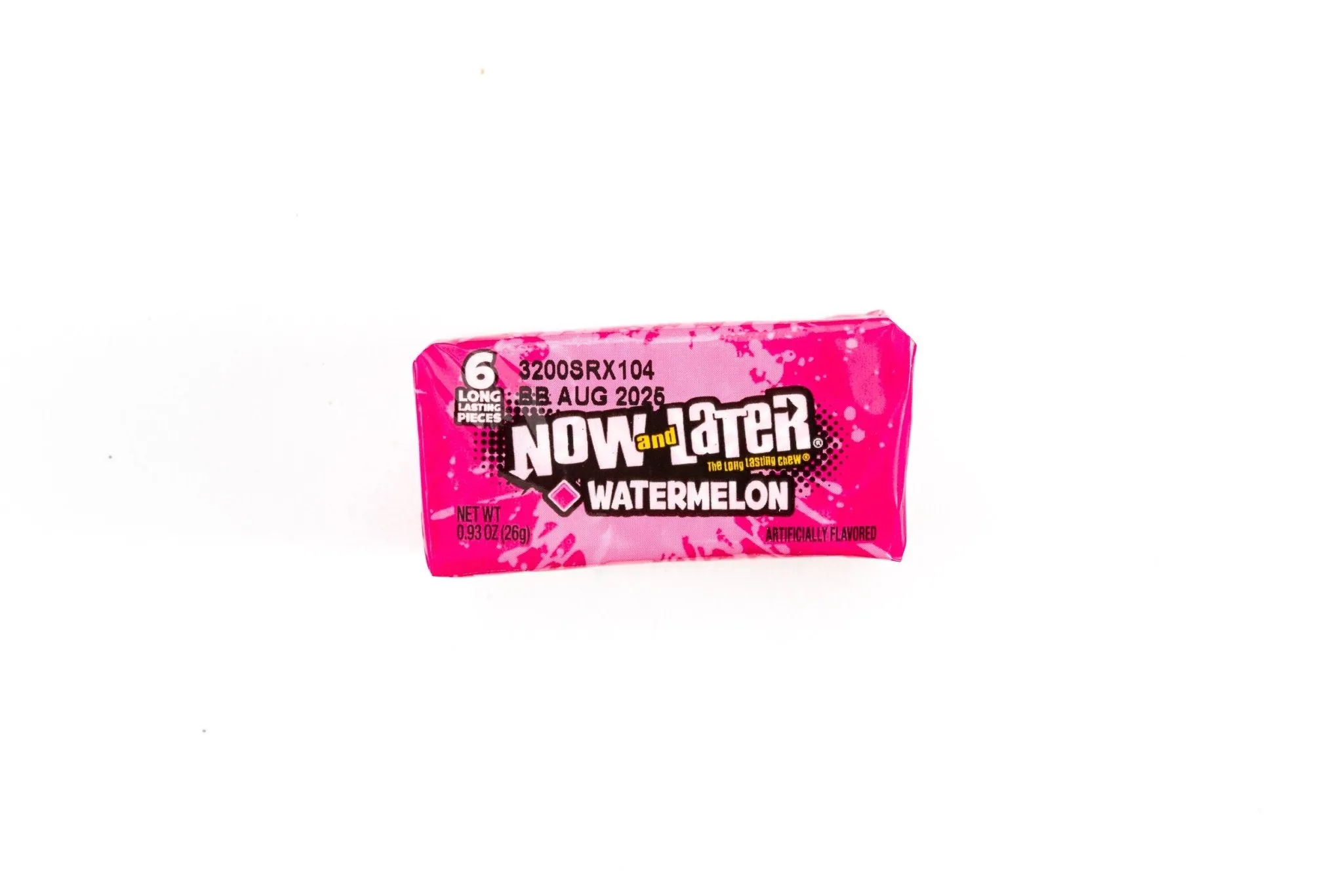 Now and Later Watermelon Chew Candy Bulk Box (0.93 oz, 24 ct.)