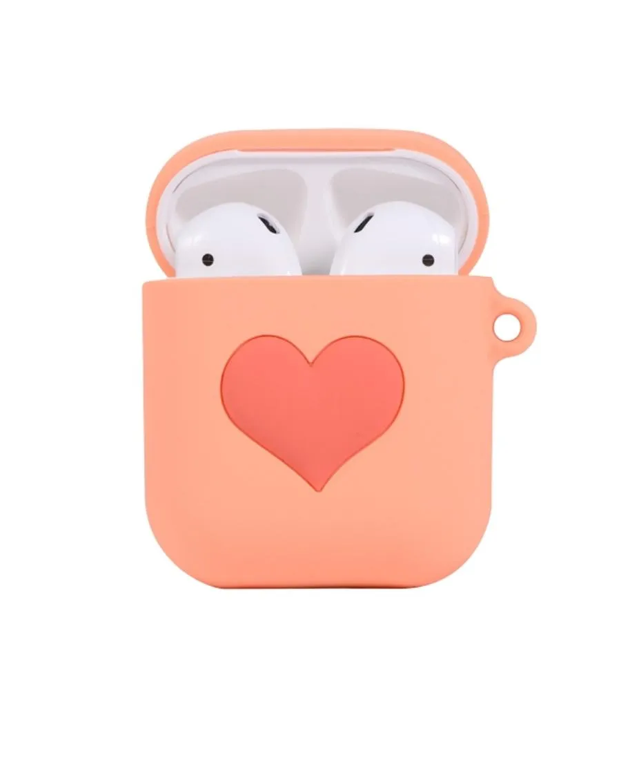 Orange Silicone AirPod Holder