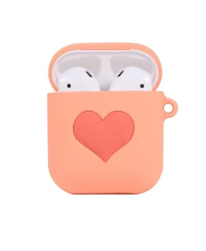 Orange Silicone AirPod Holder